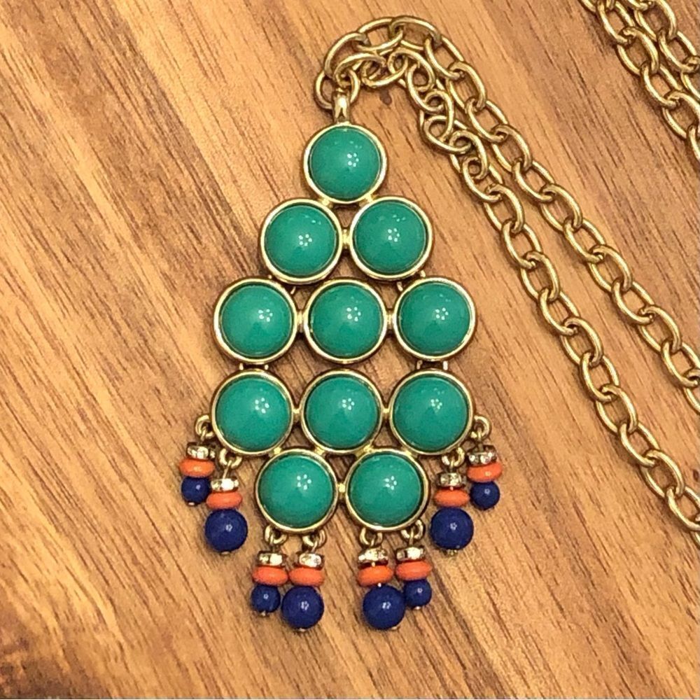 Banana Republic | Cabochon Pendant Necklace | 35” Length